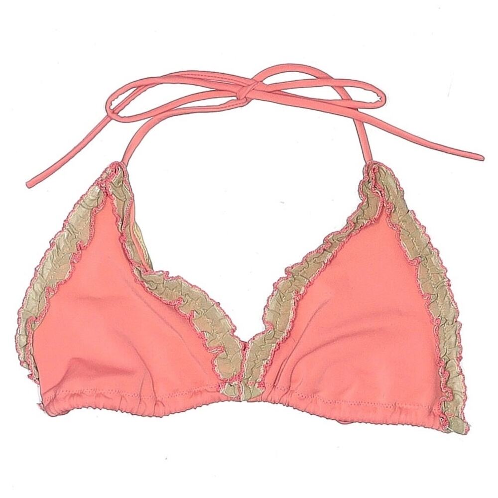Victoria's Secret Ruffled Bikini Top Size Medium